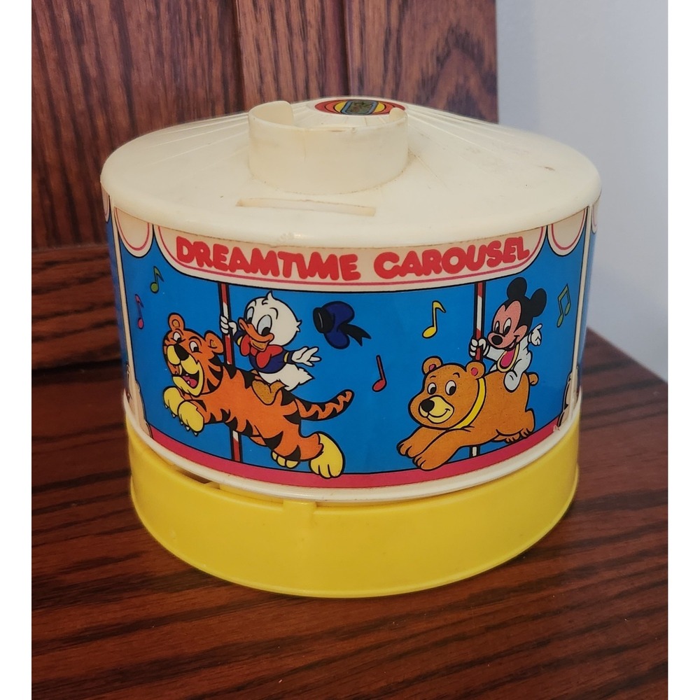 Vintage 1988 Disney‎ Dreamtime Carousel Music Works No Disc's Read Description